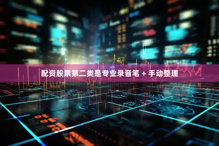 配资股票第二类是专业录音笔 + 手动整理