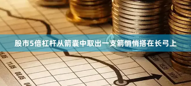 股市5倍杠杆从箭囊中取出一支箭悄悄搭在长弓上