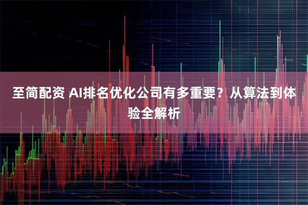 至简配资 AI排名优化公司有多重要？从算法到体验全解析